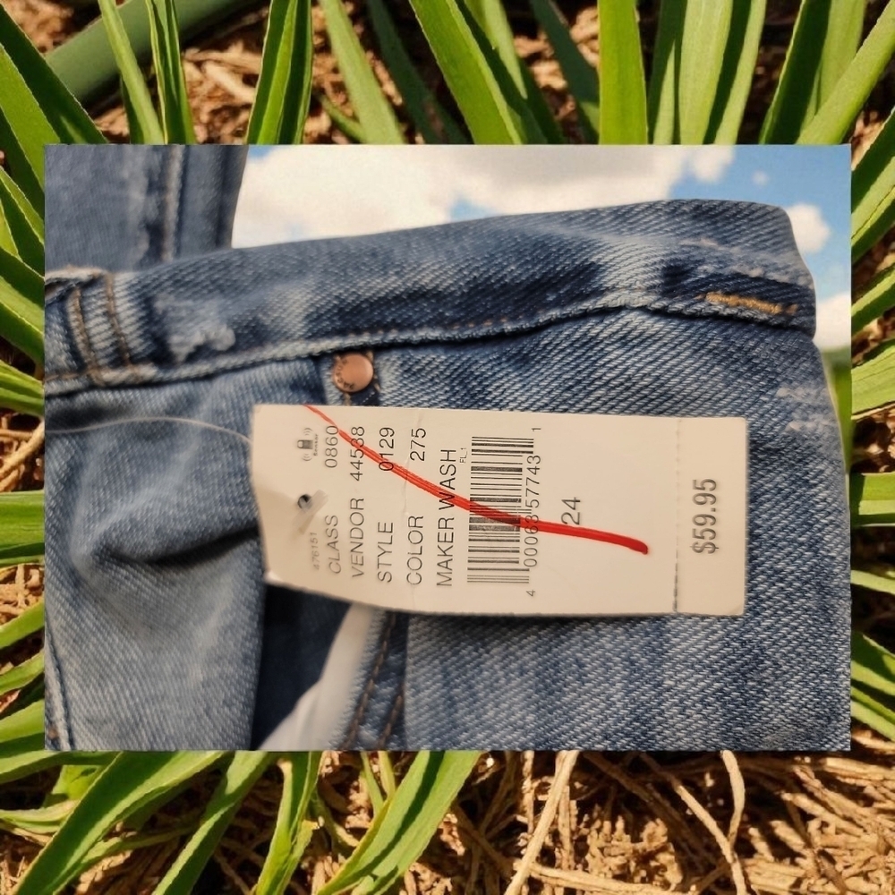 PacSun Classic Blue Denim Jeans 24" Waist - Picture 8 of 11